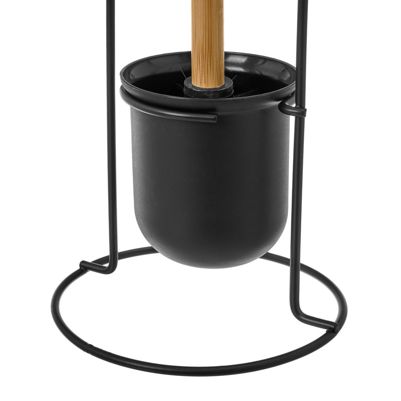 Black Brush And Roll Holder, Black