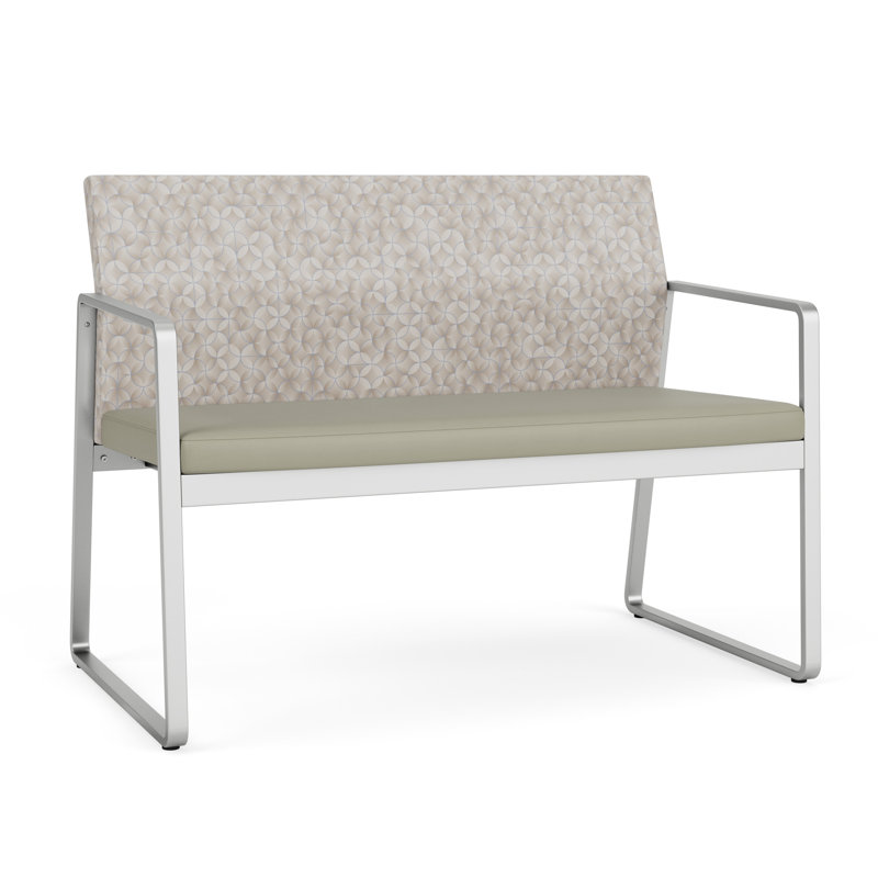 Causeuse Gansett, Argent, Aulne Caliente / gris anthracite Patriot Plus