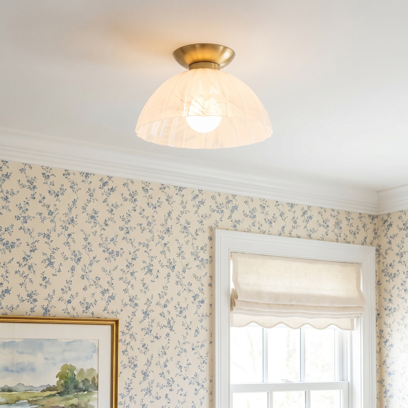 Dariel Single Light Semi Flush Mount