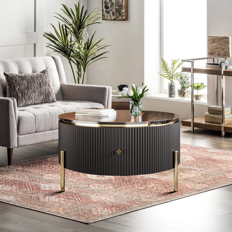 Tacia Coffee Table, Black