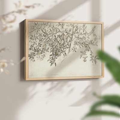 Vintage Sketch Work-XLVIII -Framed Print - Restickable