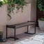 Banc industriel en bois et métal Hopkins-1306235280