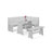 Lief 5 Person Corner Breakfast Nook with Hidden Storage-1325296174