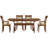 Sarah Solid Wood Top Four Leg Dining Set-16849104-39921239