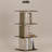 Vinicia Bookcase, 3 Tier Display Case, Bookshelf, Floor Standing Bookcase, Display Cabinet