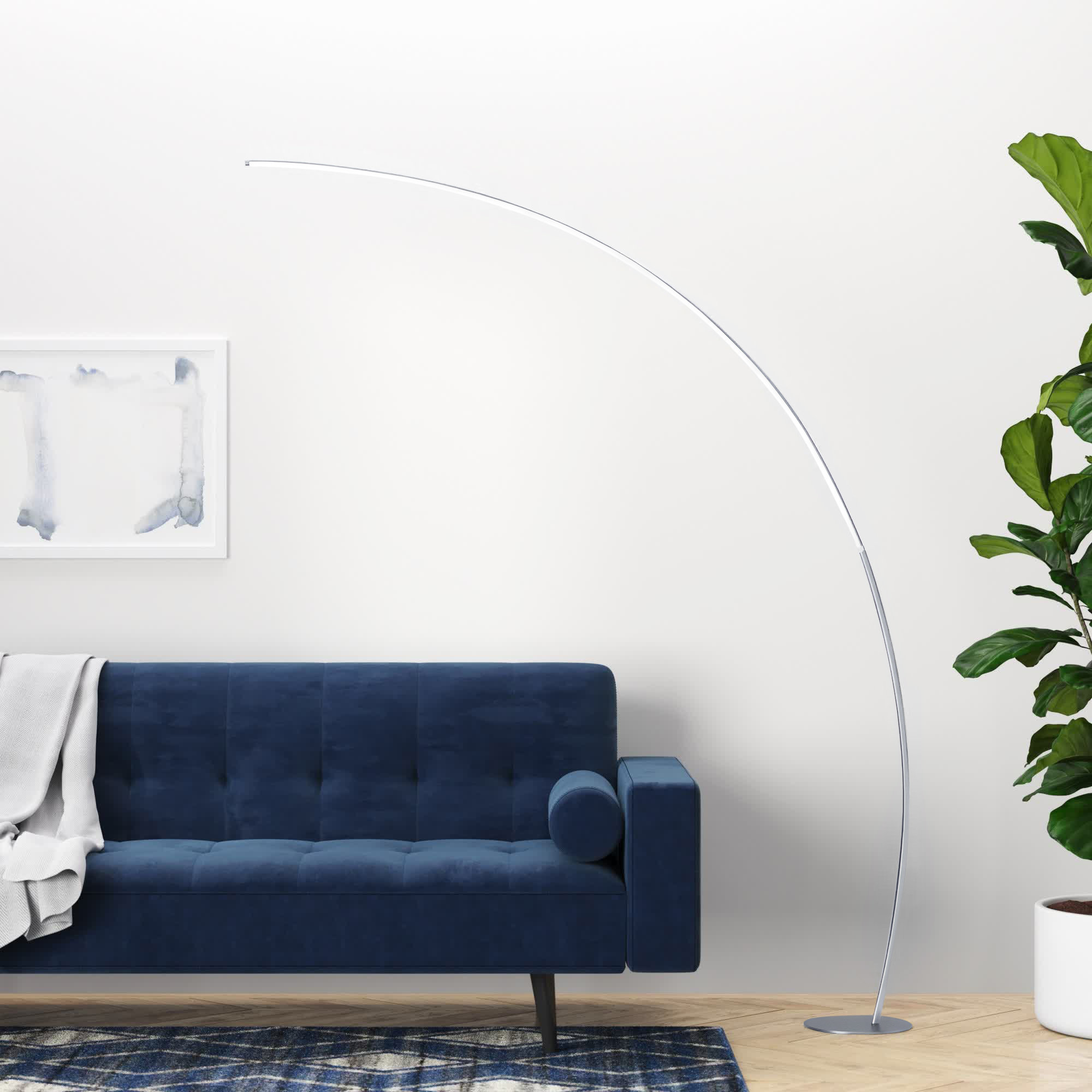 Mercury Row Spataro 80" LED Arched Floor Lamp