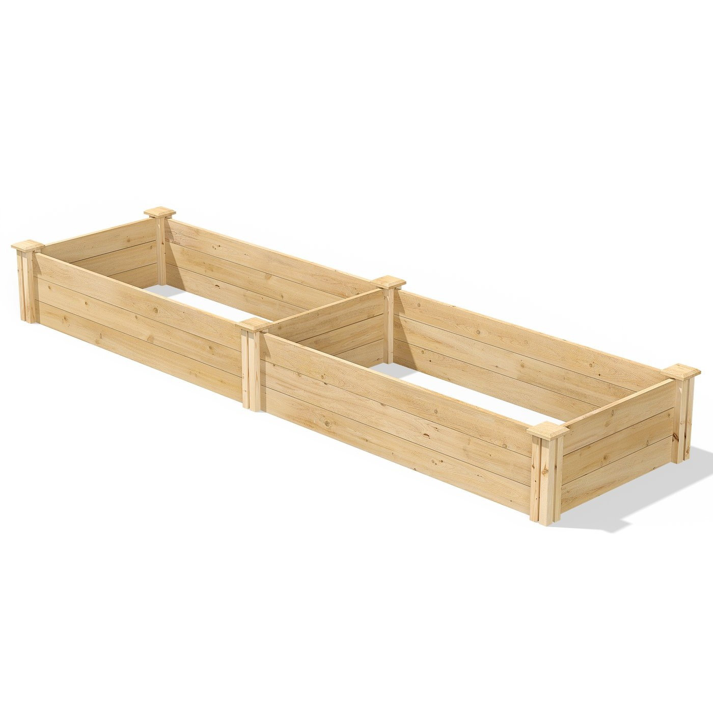 Arlmont & Co. Kelwen 8 ft x 2 ft Wood Raised Garden Bed | Wayfair