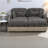 Modular Deep Seat Sofas, Chenille Leopard Modern Loveseat For Home