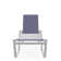 Holna Outdoor Rust-Resistant Metal Chaise Lounge