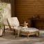 Chaise d'extérieur Topeka beige