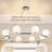 35.4" Crystal LED Round Chandelier-930296278