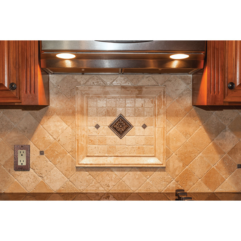 Copper Single Ground Fault/Rocker GFI Switchplate Cover - Quantity 2