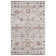 Muniz Power Loom Light Grey/Red Rug