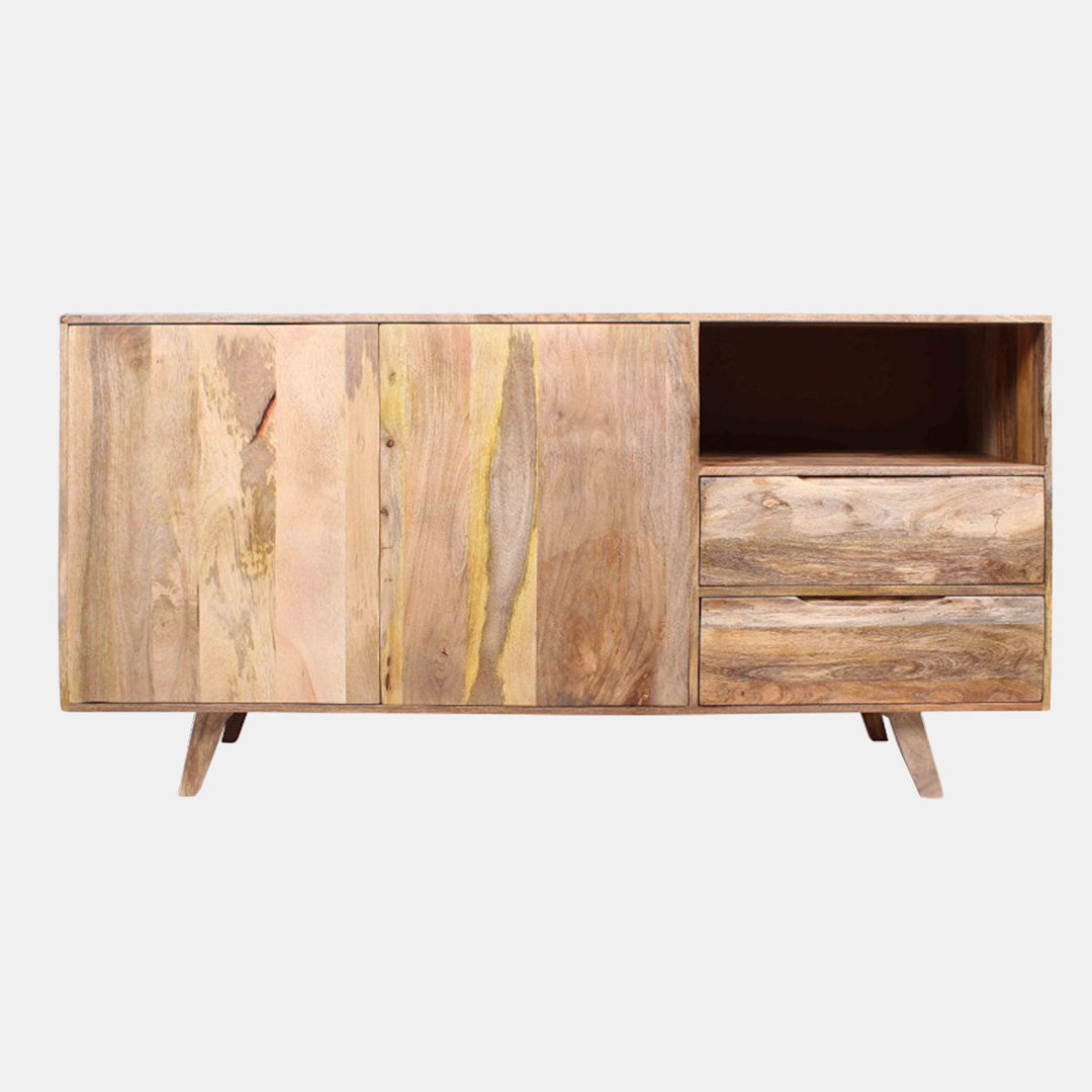 Sideboard Candee aus Massivholz 160 cm