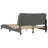 vidaXL Bed Frame with LED without Mattress Hvar Dark Grey 137x190 cm Fabric-1596107471