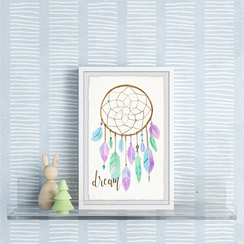 «Pastel Dreamcatcher II», reproduction encadrée, H 12 po x l 8 po x P 1,5 po