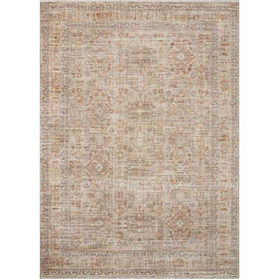 Tapis avoine / épice Angela Rose x Loloi Blake