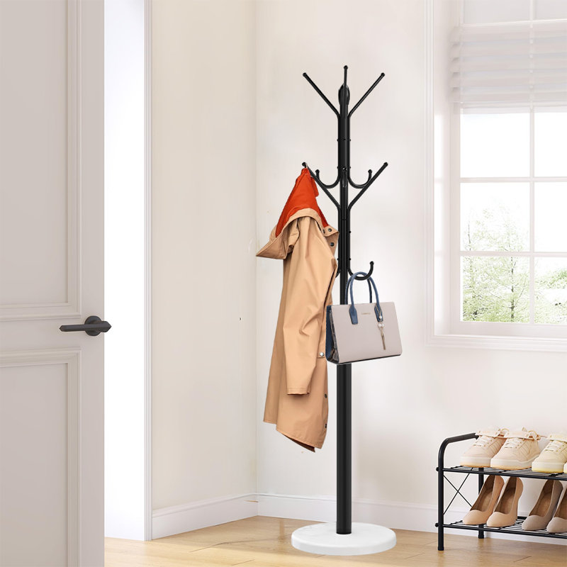 Coat Rack Freestanding With Base
