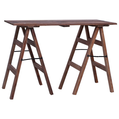 Arago Solid Wood Top Writing Desk