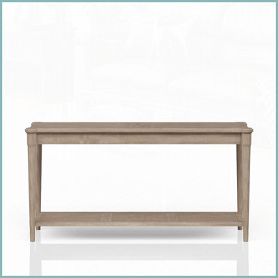 Transitional Casual Sand Finish Coffee Table with 2 Drawers & Shelf, Perfect for Living Room Storage by Hokku Designs