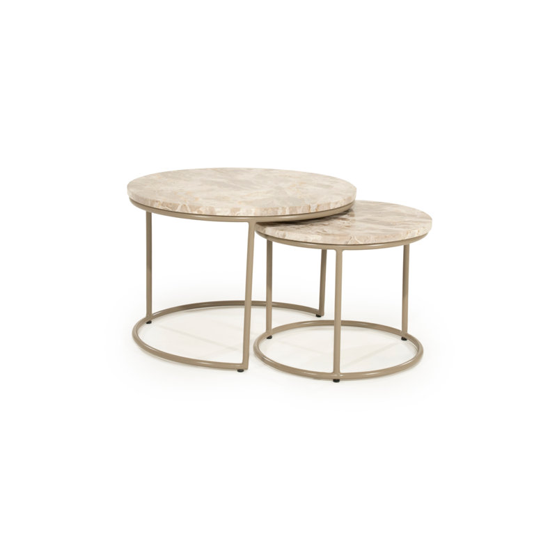 Coffee Table Marble Nesting Coffee Table