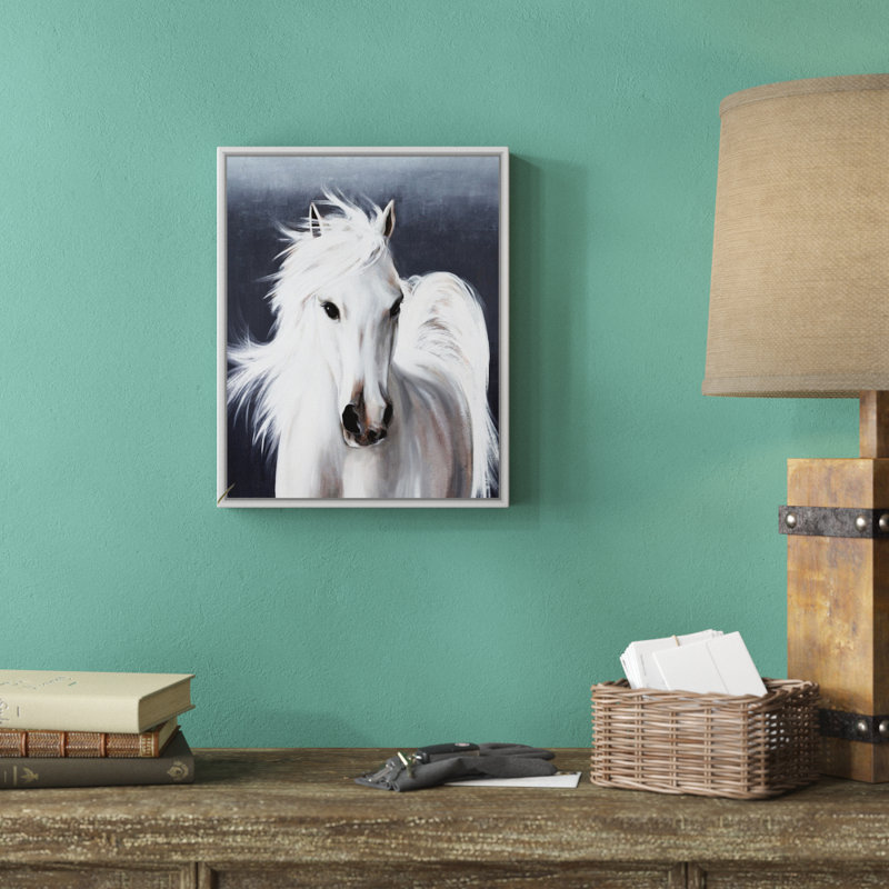« dallas »-reproduction d’art sur toile, H 15,7 po x l 12,7 po x p 1,75 po, Cadre flottant noir