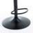 Swivel Velvet Barstools Adjusatble Seat Height From 25-33 Inch,17.7Inch Base, Modern Upholstered Bar Stools Set Of 2