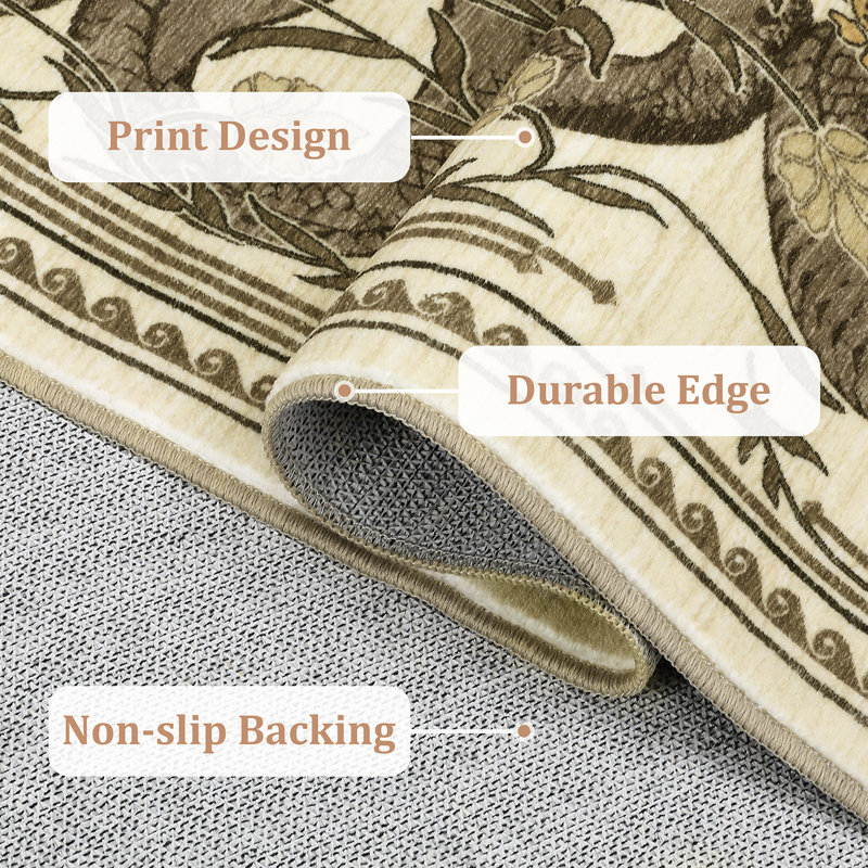 Living Room Rug  Snake Area Rug, Non Slip Washable Rugs with Soft Stain Resistant Low Pile Design, Non-Shedding Floor Carpet for Dining Room Nursery