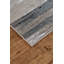 Tapis noir / gris à motif abstrait Devia-1778321594