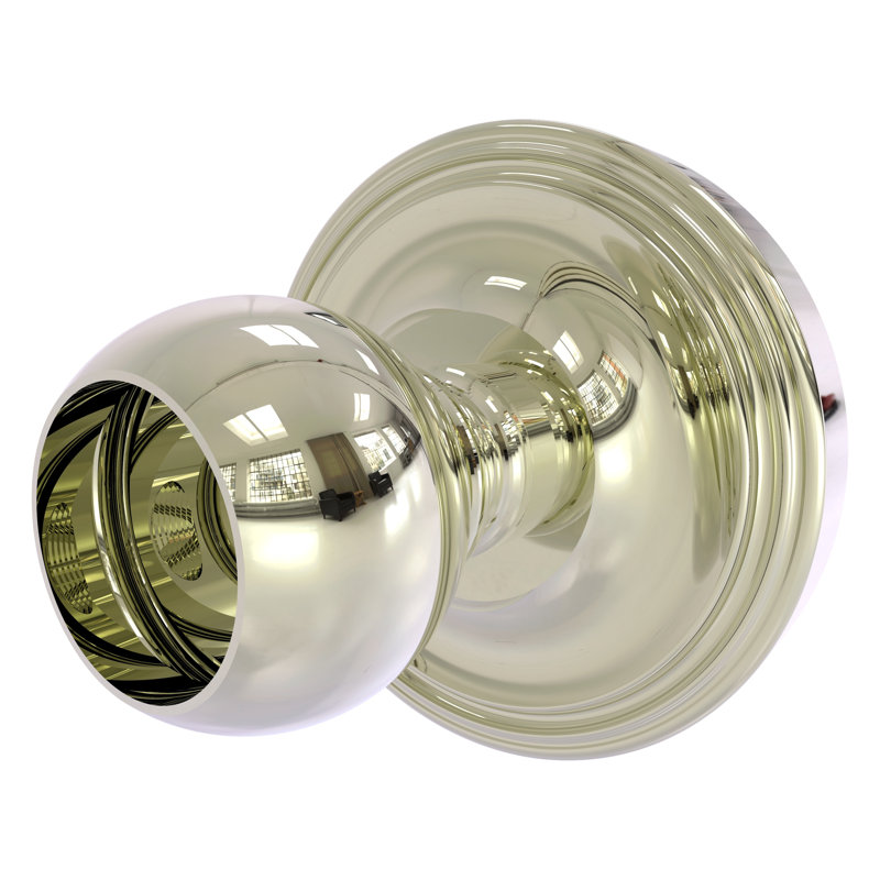 Écusson de rideau de douche Gober, Nickel poli
