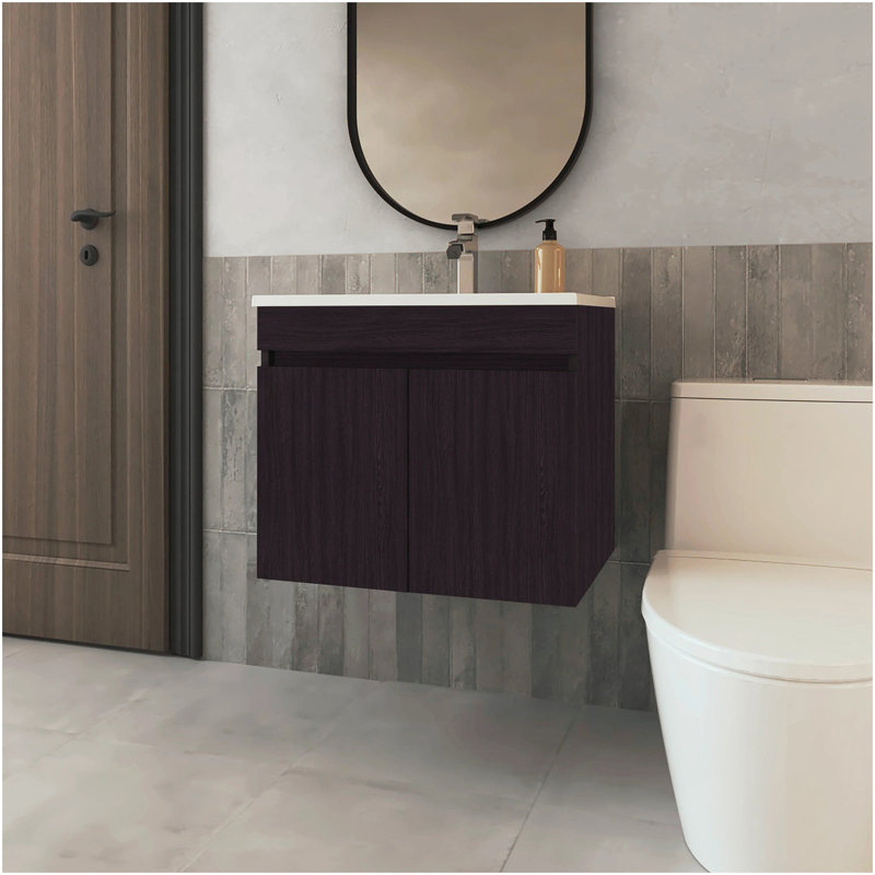 Wengue Vanity With 2 Doors