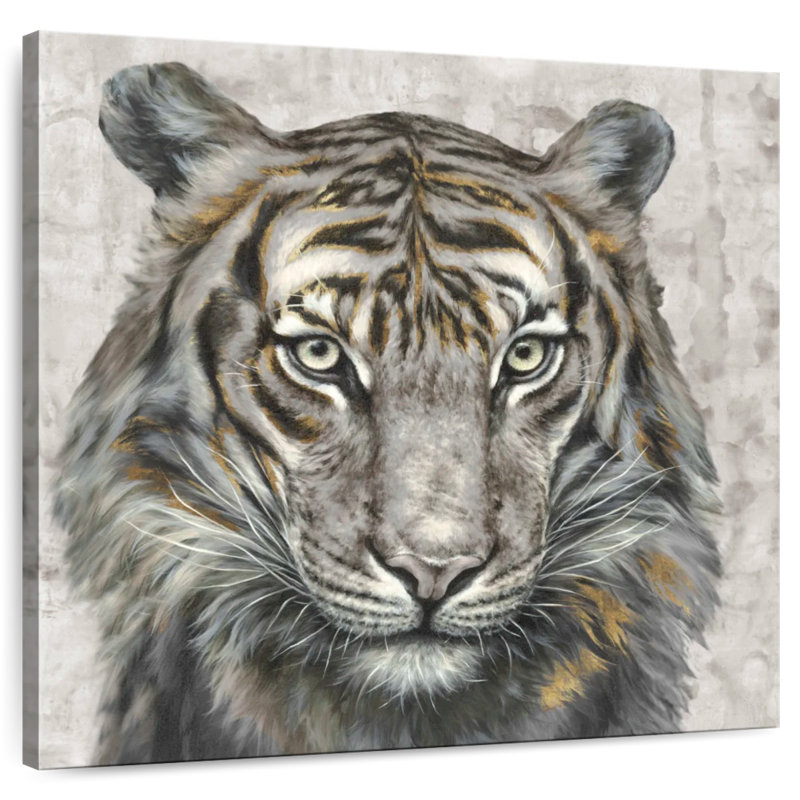 Brampt Tiger Presence, H 16 po x l 16 po