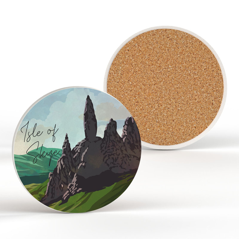 Ceramic Round 1 Piece Coaster