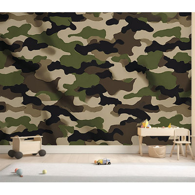 Wall Mural Peel and Stick Wallpaper Texture military camouflage seamless Abstract hunting Self-Adhesive Removable Contact Paper Wall Decor for Living Room Bedroom 69"H x 96"W