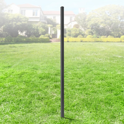7FT High Heavy Duty Fencing Border Post, 16 Gauge Metal Fence Post