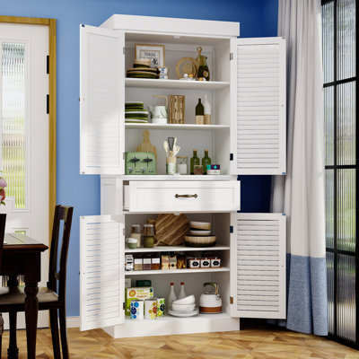 Parrino 71.6" Kitchen Pantry by Red Barrel Studio