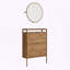 Armoire à chaussures murale avec miroir