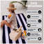  Cotton Blend Machine Woven Beach Towel-589226398