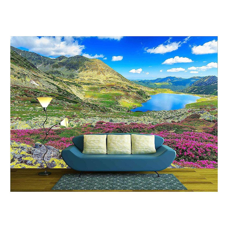 Forest Nature Landscape Peel & Stick Clear Border, 100" L x 144" W