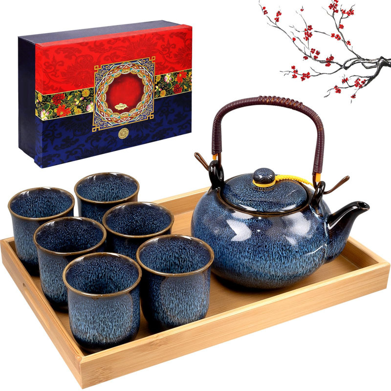 Lark Manor 650ml Dots Teapot Set
