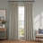 French Pleated Textured Faux Linen Room Darkening Curtains for Bedroom & Living Room Curtains - Single Panel Window Curtains-1909673878-1909673957
