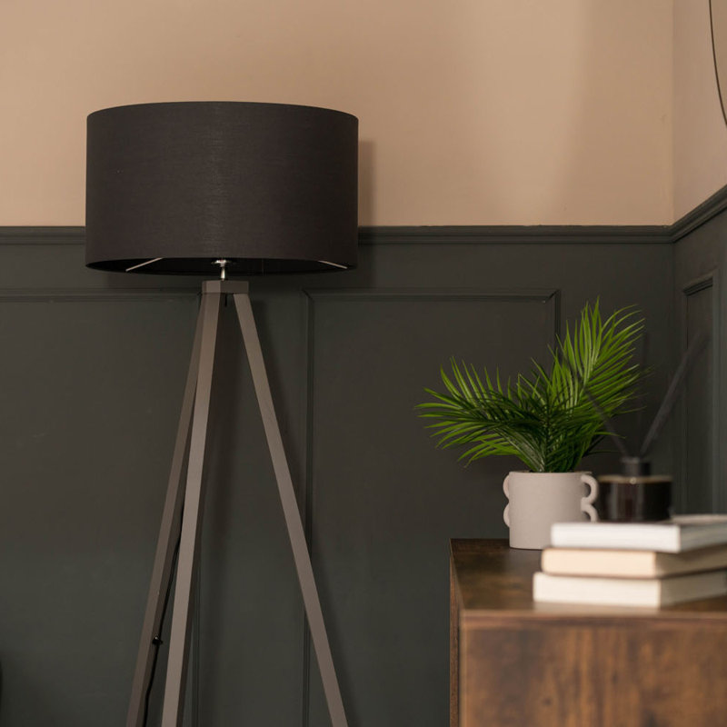 130cm Tripod Floor Lamp, Grey