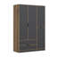 Elina 4 Door Manufactured Wood Wardrobe-99234330
