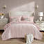 Ensemble de literie réversible pour lit simple TG, motif floral rétro en microfibre pour la maison