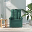 Fauteuil inclinable de massage vidaXL, dossier / repose-pieds réglable, tissu-97814344-121977066