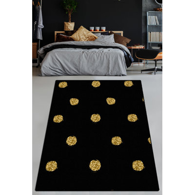 Antibacterial Hall Carpet, 3.3 x 4.9 Feet | 100% Polyester, 0.4 in Pile Height, Non-Slip Felt Dot Underside | Machine Washable, 700 GSM | Perfect for Living Room, Bedroom, and Entryways, Stylish & Functional Design