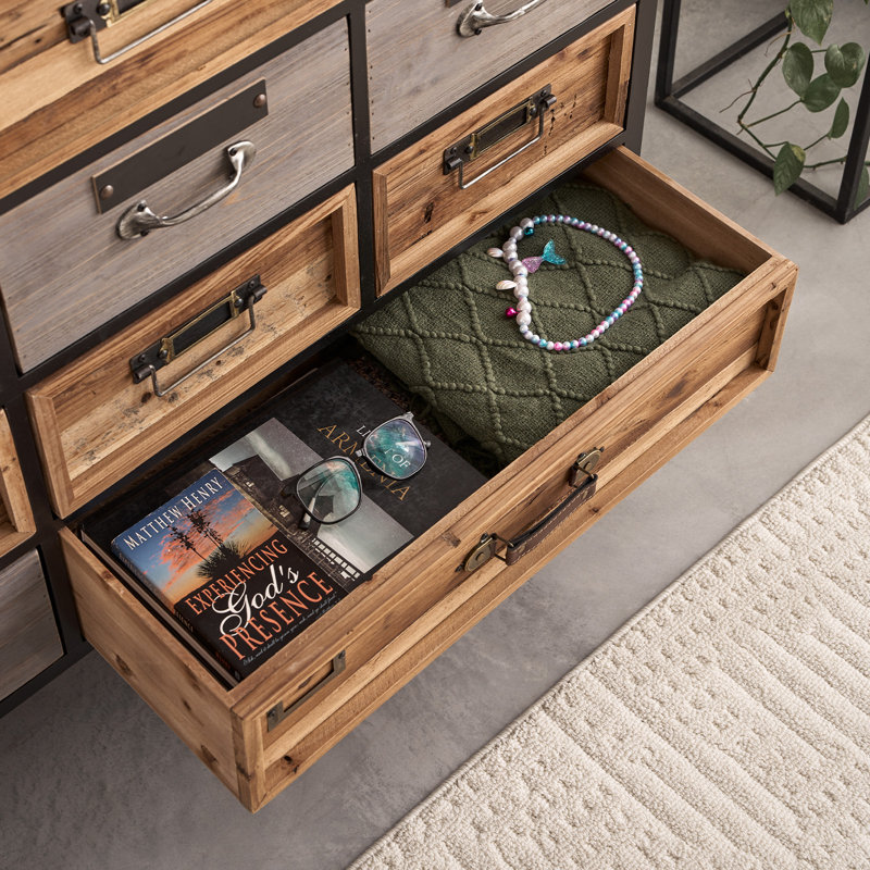 Solid Wood 0 - Door Rectangle Accent Cabinet