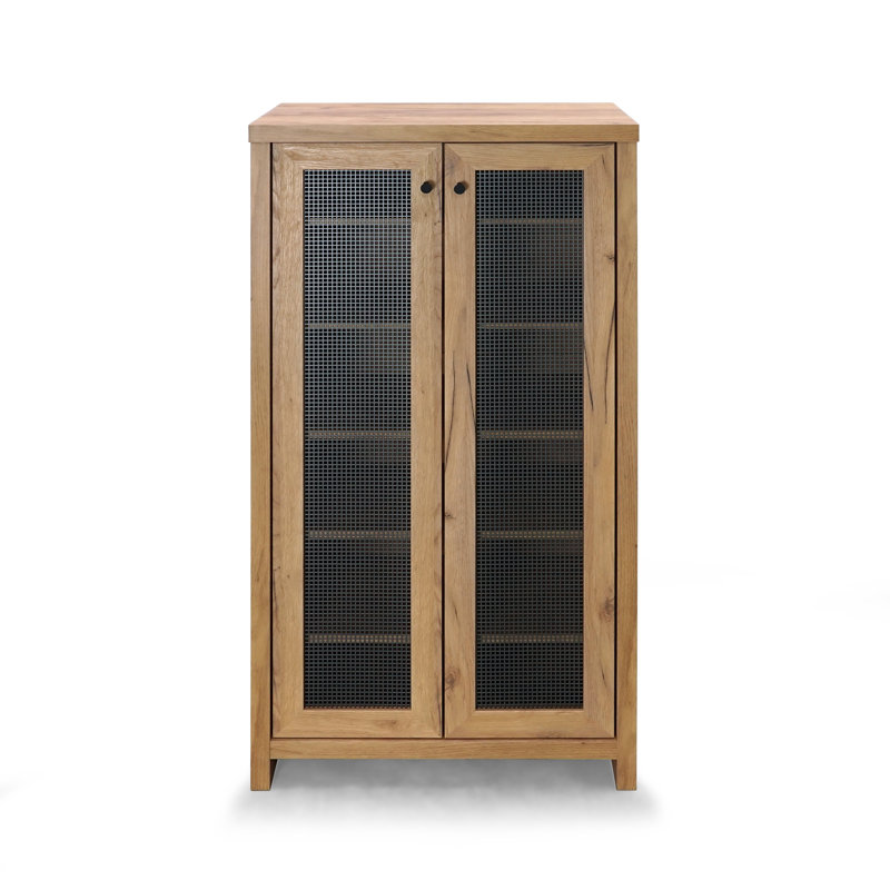 Elysee Tall Lattice Elegance Shoe Cabinet