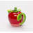 Fine Ceramic Strawberry Teapot- 5 1/4"H 