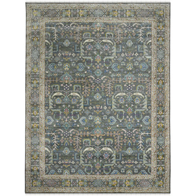Bristol Hand Knotted Wool Geometric Area Rug